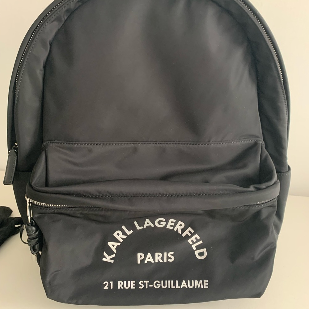 Karl Lagerfeld backpack. Super fun! Got in Europe, tons of compliments!!